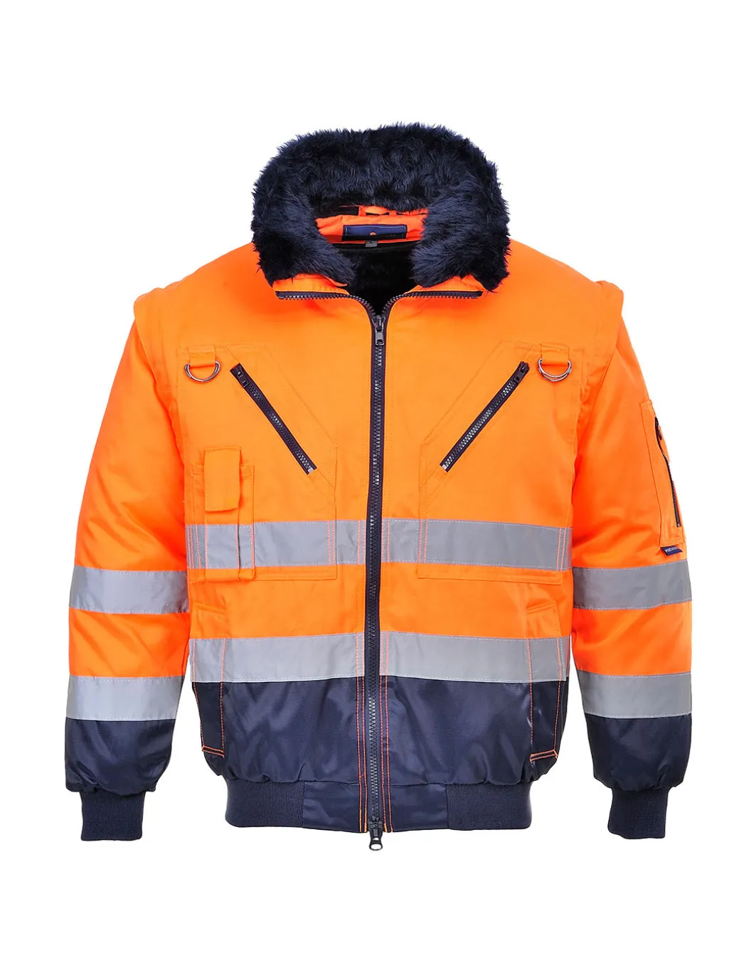 Blouson Haute Visibilité Avec Manches Amovibles EN20471 PJ50 Portwest