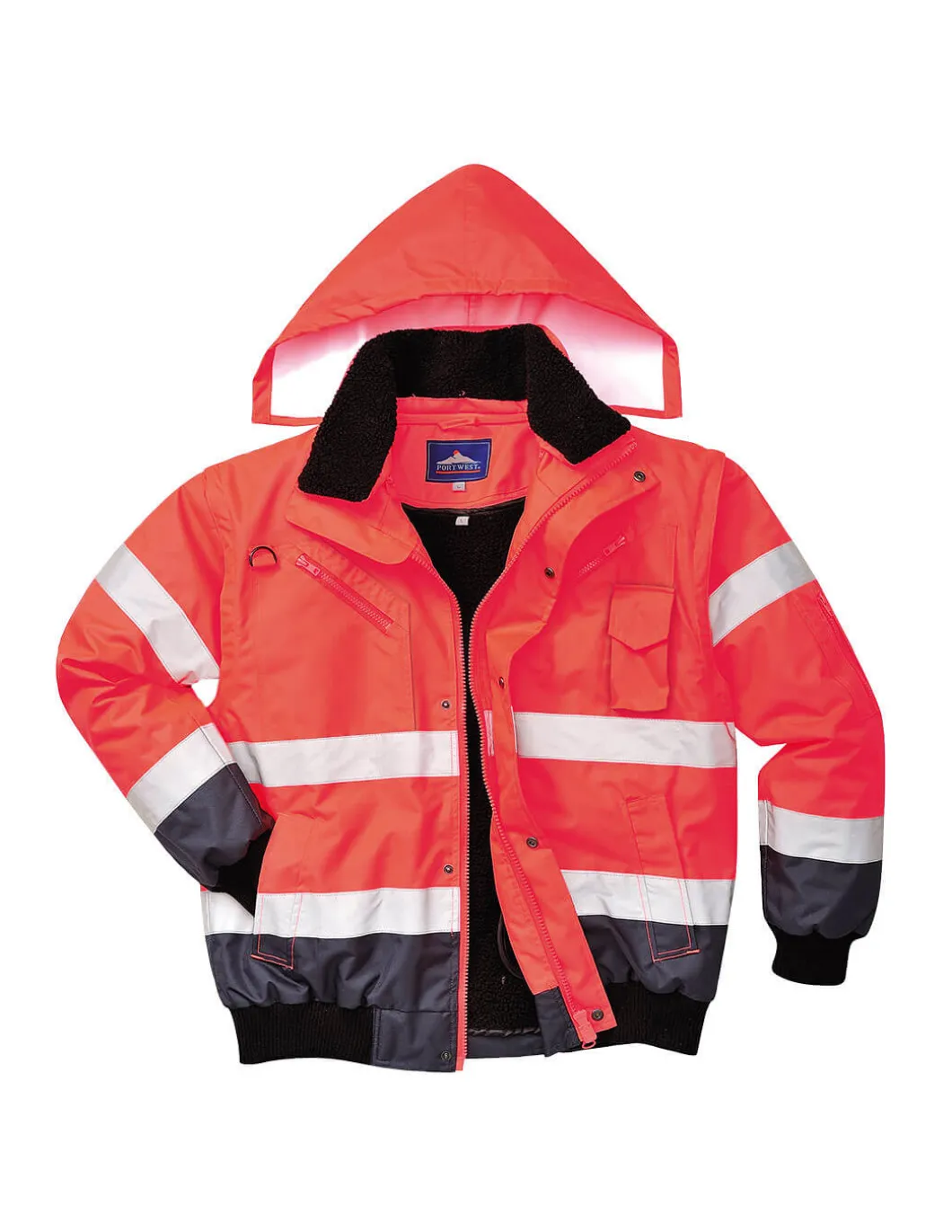 Blouson Hiver Haute Visibilité Avec Manches Amovibles EN20471 C465 Portwest