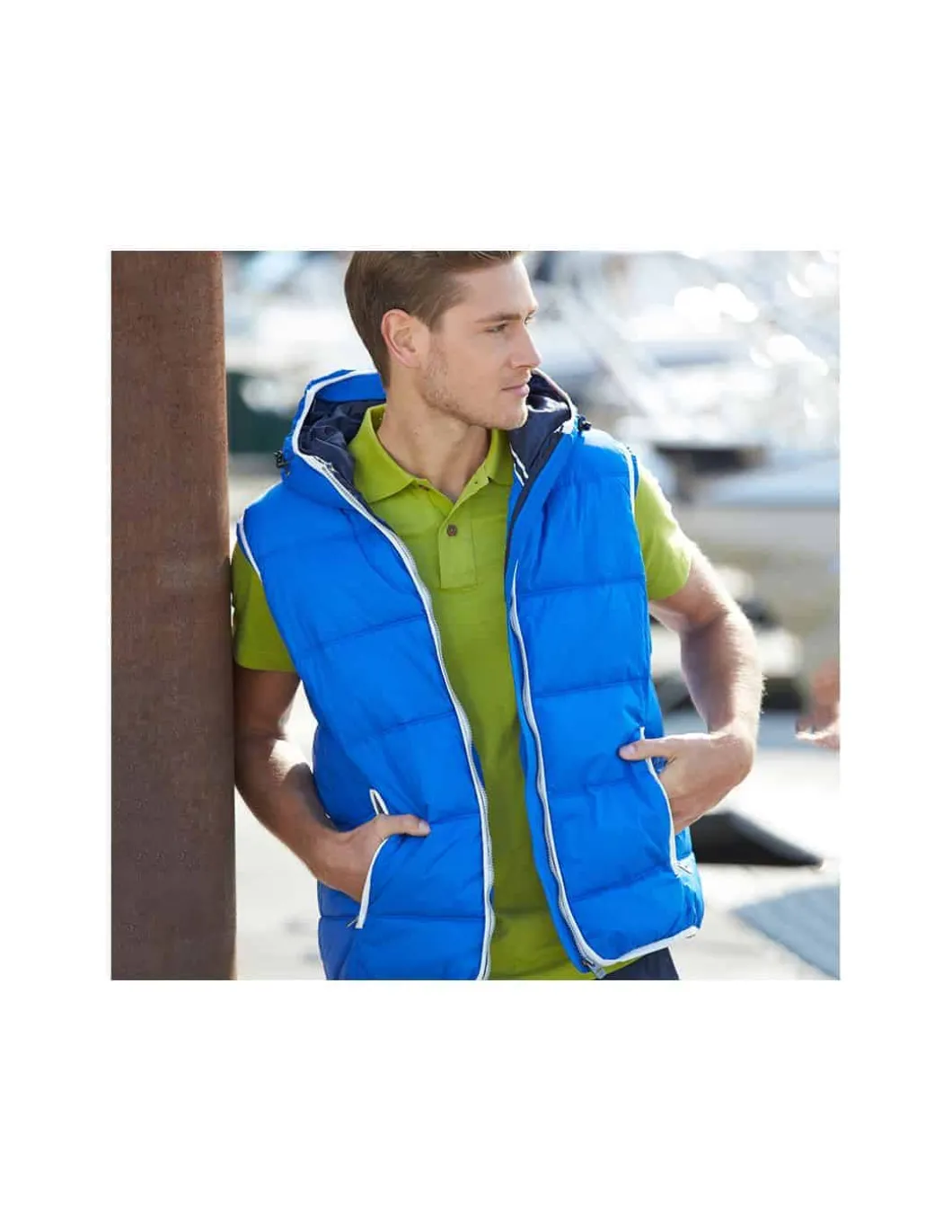 Bodywarmer Nautique à Capuche Pour Homme