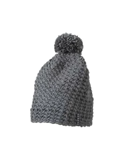 Bonnet Crocheté Fait Main Doublé Polaire Avec Pompon