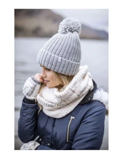 Bonnet Doux Et Très Chaud à Pompon Femme Heat Holders