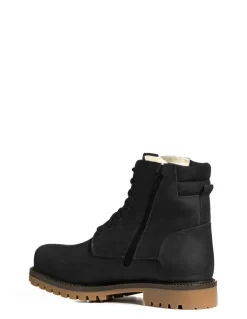 Bottes Canadiennes homme Hiver à Lacets Anfibio 100 % Laine Naturelle Homme