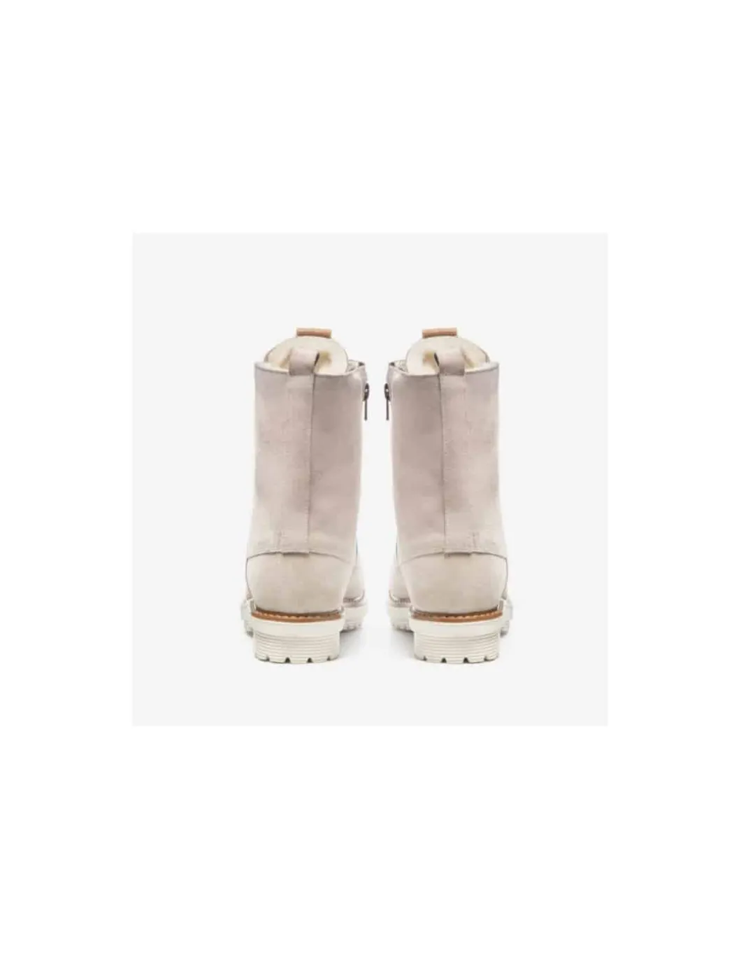 Bottes D'hiver Canadiennes Femme Anfibio Bree Cuir Doublées 100% Laine Naturelle