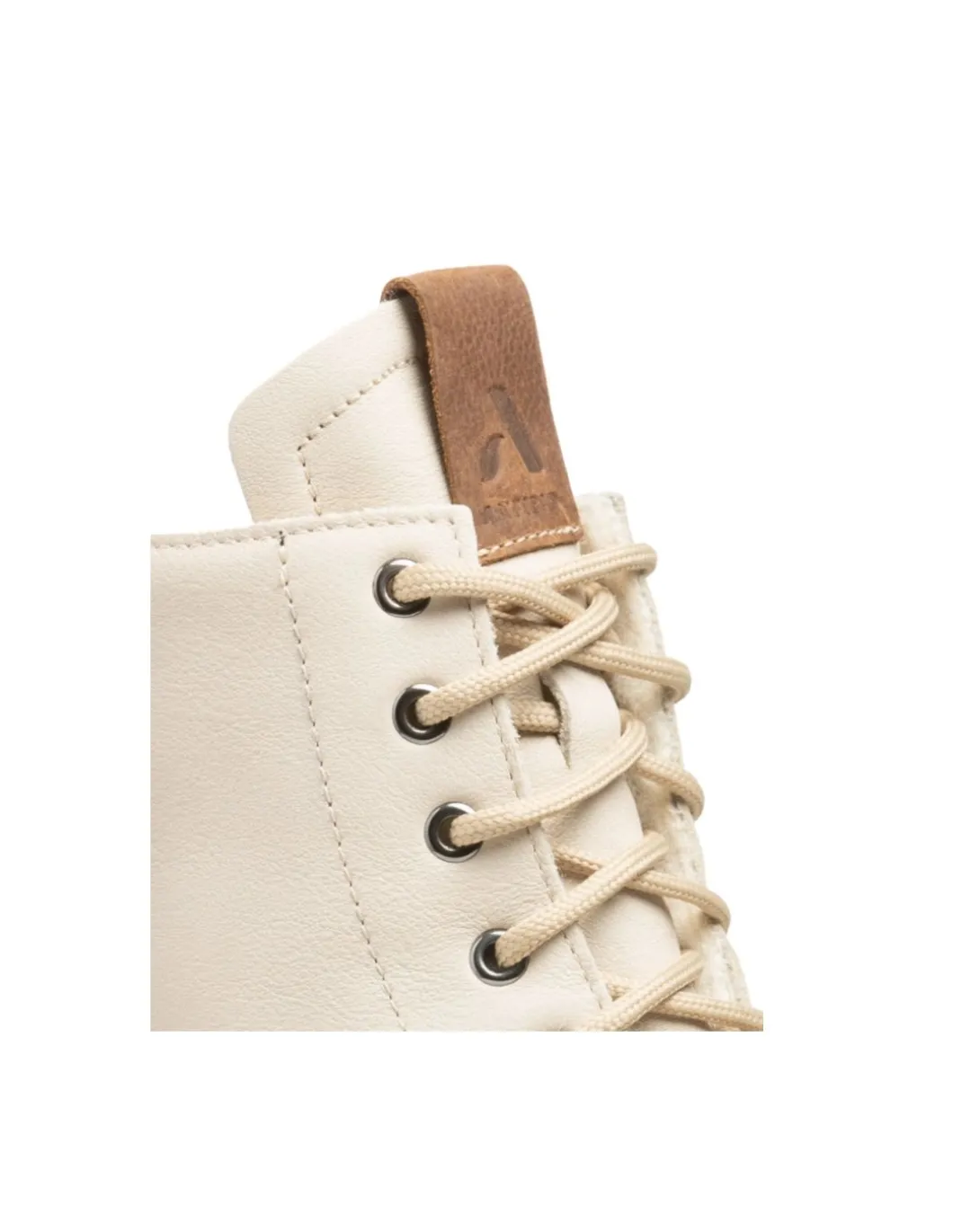 Bottes D'hiver Canadiennes Femme Anfibio Bree Cuir Doublées 100% Laine Naturelle