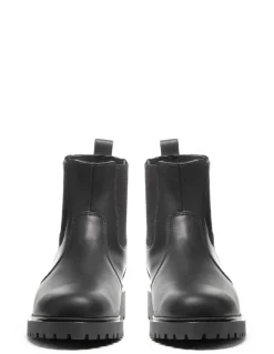 Bottes Homme Anfibio Chelsea Cuir Doublées 100% Laine Naturelle