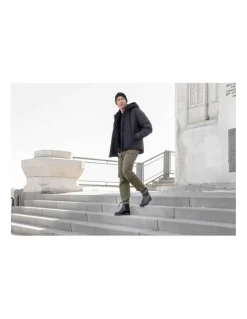 Bottes Homme Anfibio Chelsea Cuir Doublées 100% Laine Naturelle