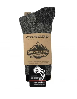 Chaussettes D'hiver De Trekking En Laine Mérinos Durables Et Douces Kaki