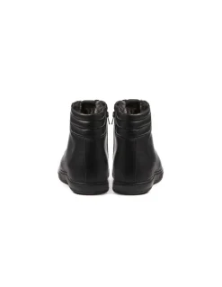 Chaussures Canadiennes Hiver Cuir Homme Anfibio Matteo Doublées 100% Laine Naturelle