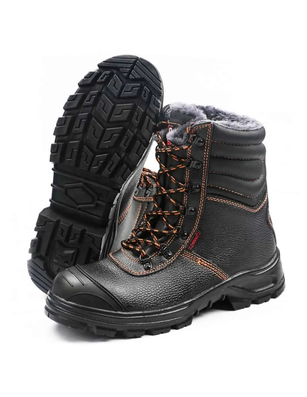 Chaussures De Sécurité Hiver En Cuir Pesso Nordic BS659 Homme