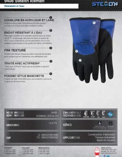 Gant étanche Doublé Laine 9408 Homme Watson Gloves