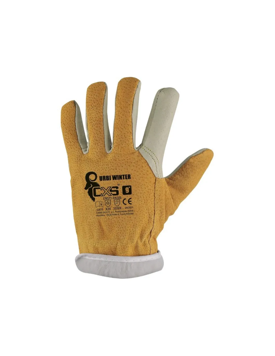 Gants De Travail Hiver En Cuir Avec Doublure Polaire CXS
