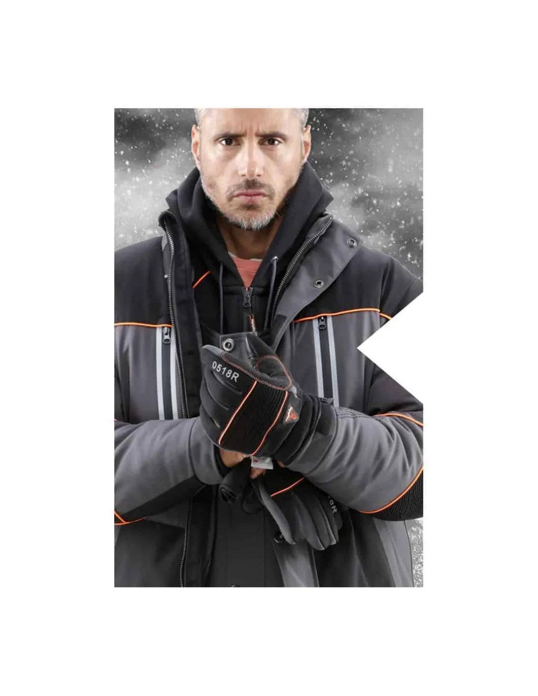 Gants PolarForce Froid Extrême Ultra Grip Homme 0518 Refrigiwear