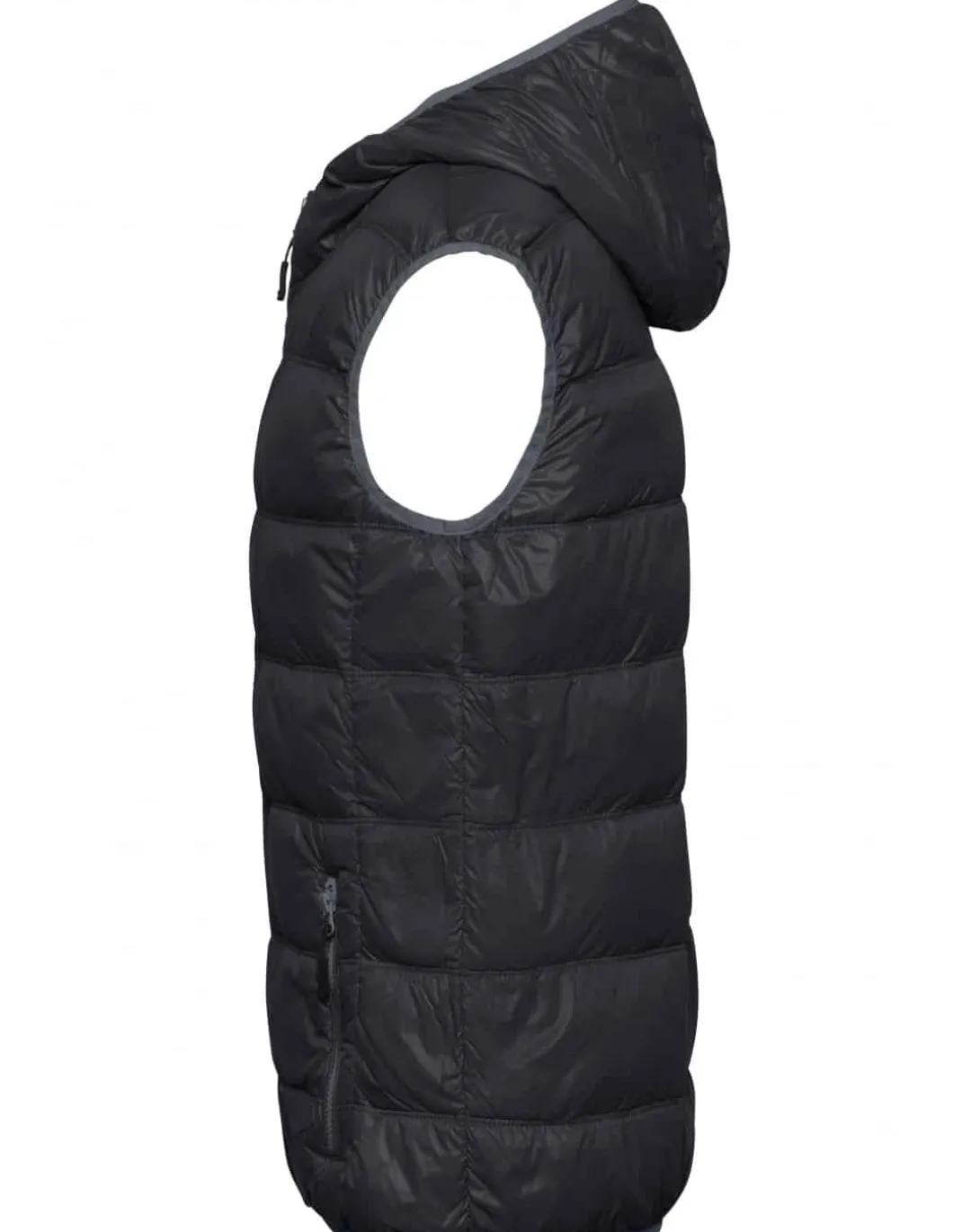 Gilet à Capuche Duvet Déperlant Homme James & Nicholson