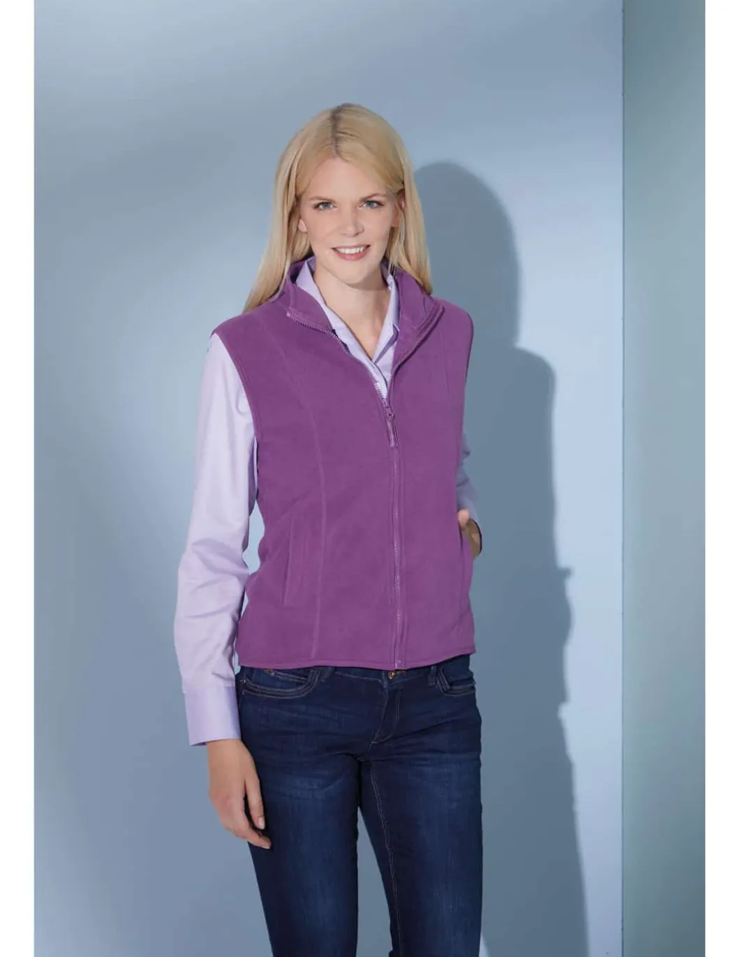 Gilet Girly Polaire Sans Manche Femme James & Nicholson