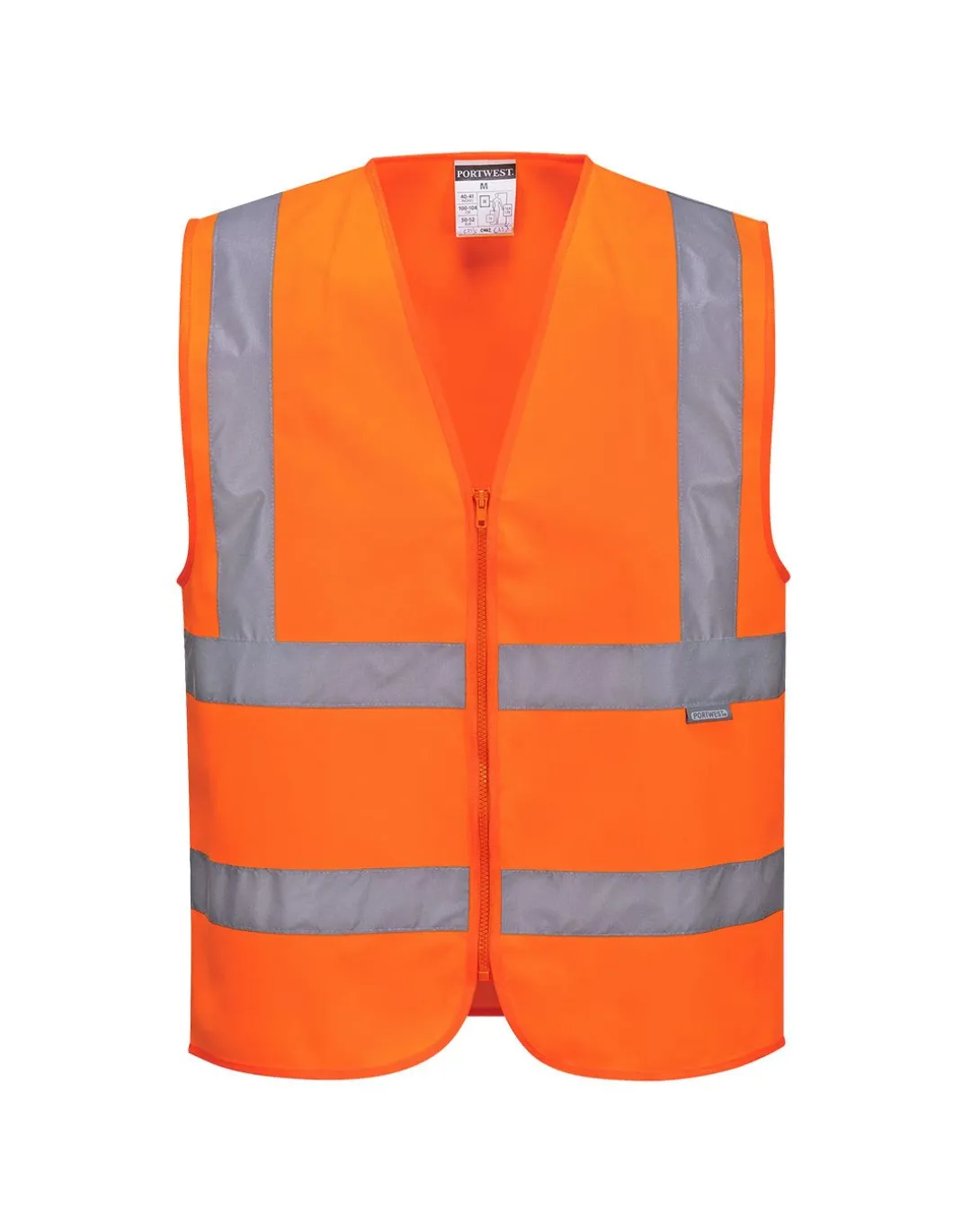 Gilet Haute Visibilité Zippé EN ISO 20471 Classe 2 C375 Portwest