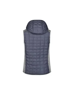 Gilet Polaire Hybride à Capuche Femme James & Nicholson