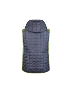 Gilet  polaire Hybride à Capuche Homme James & Nicholson