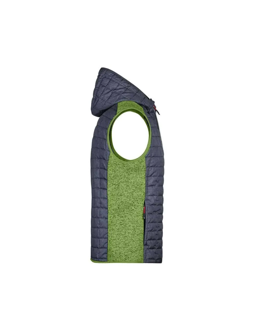 Gilet polaire Hybride à Capuche Homme James & Nicholson