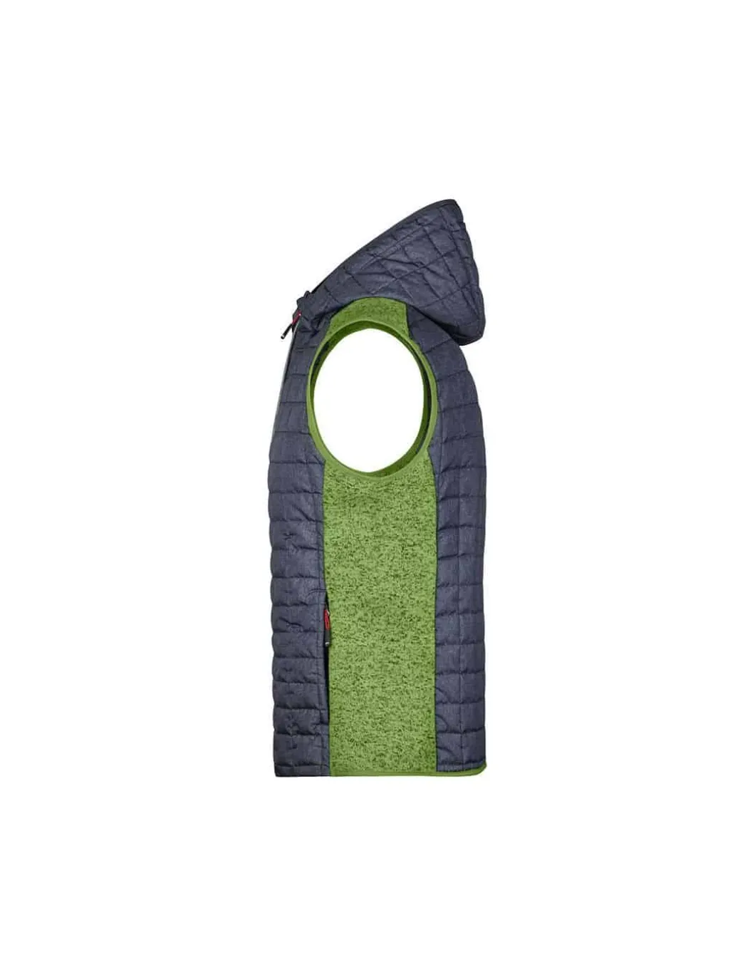 Gilet polaire Hybride à Capuche Homme James & Nicholson