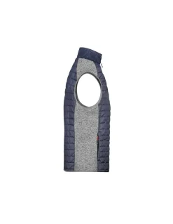 Gilet polaire Hybride Homme James & Nicholson