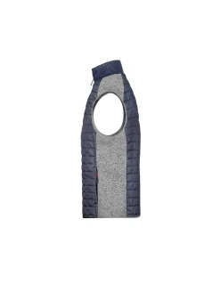 Gilet polaire Hybride Homme James & Nicholson