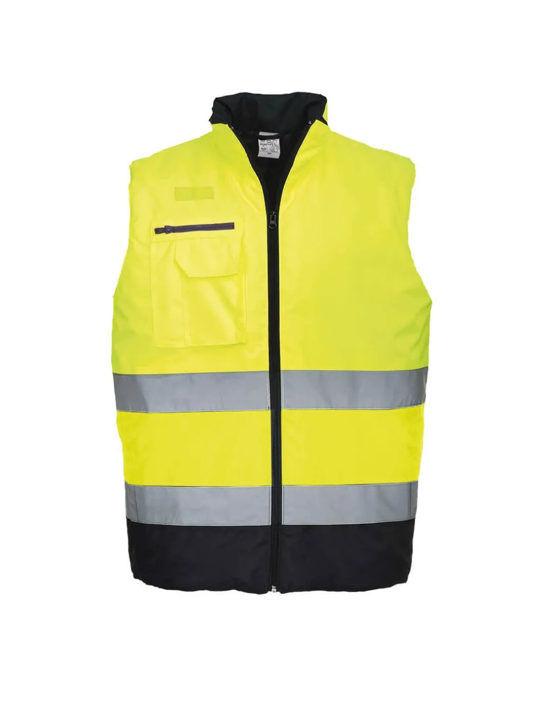 Gilet Sans Manche Doublé Haute Visibilité EN20471 Multi Poches S267 Portwest