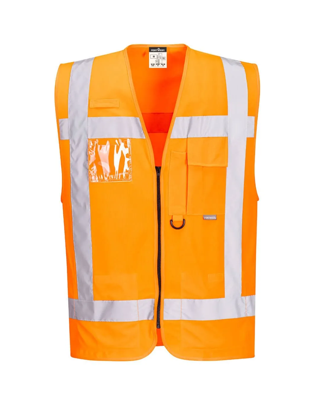 Gilet Zippé Multipoches Norme EN20471 Classe 2 R476 Portwest