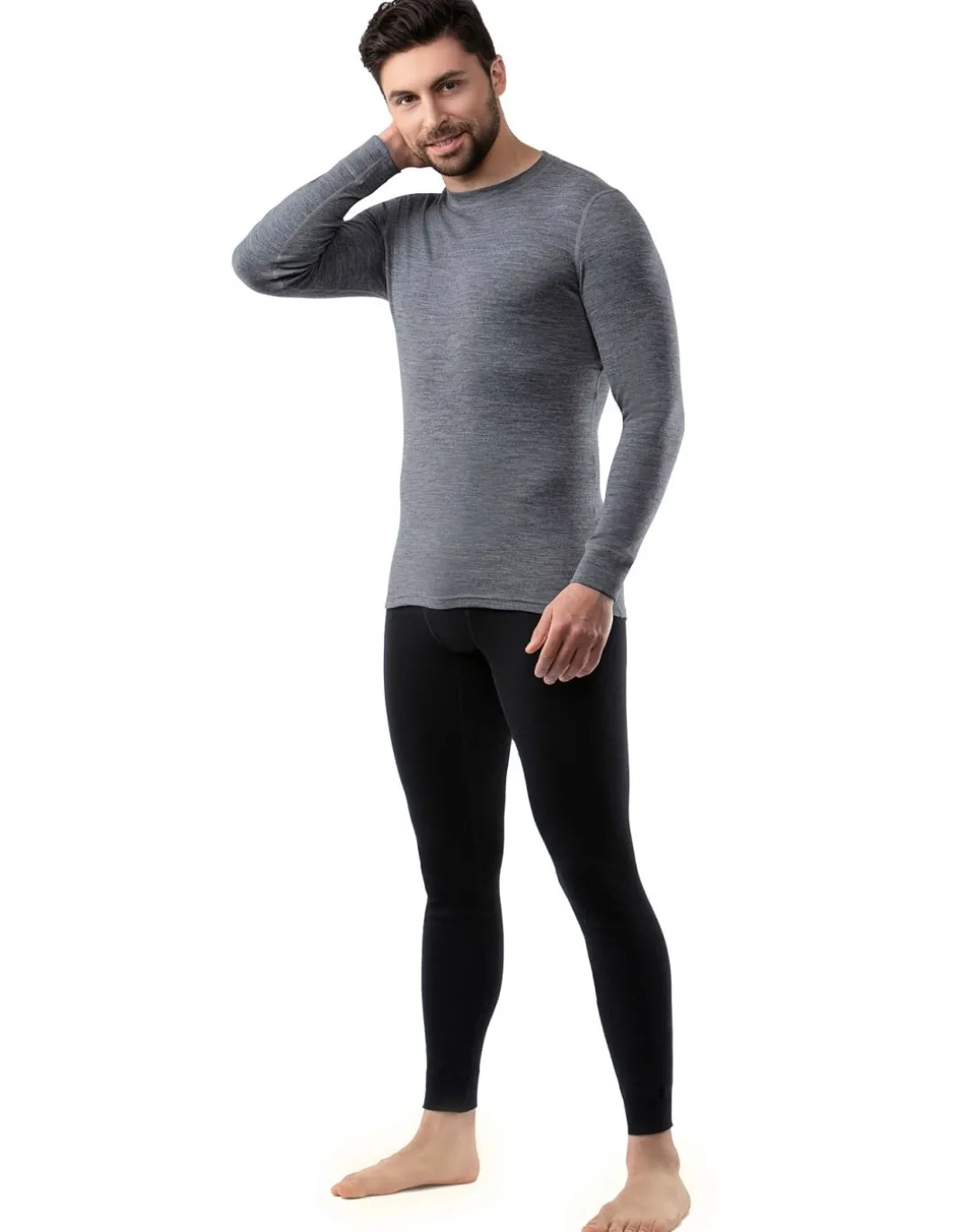 Maillot Thermique En Laine Mérinos Woolmark Homme -35°C