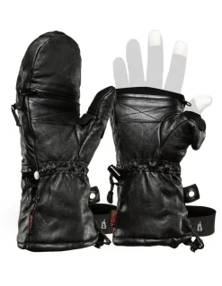 Moufle Chauffantes Convertible Unisexe Isolation PRIMALOFT Avec Chaufferettes