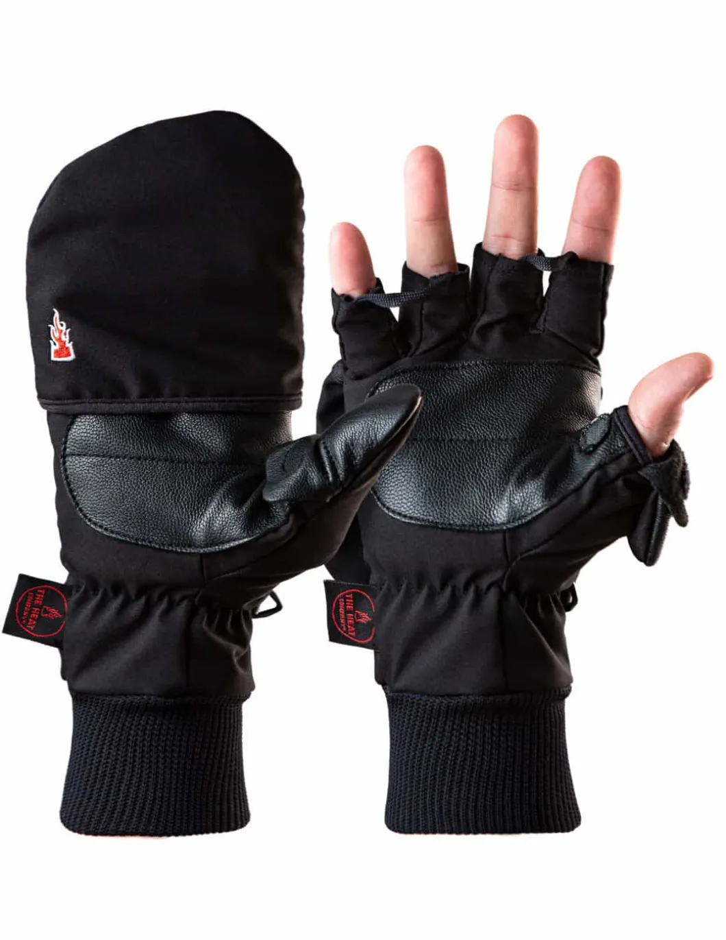 Moufles Unisexe Chauffantes Convertibles En Mitaines