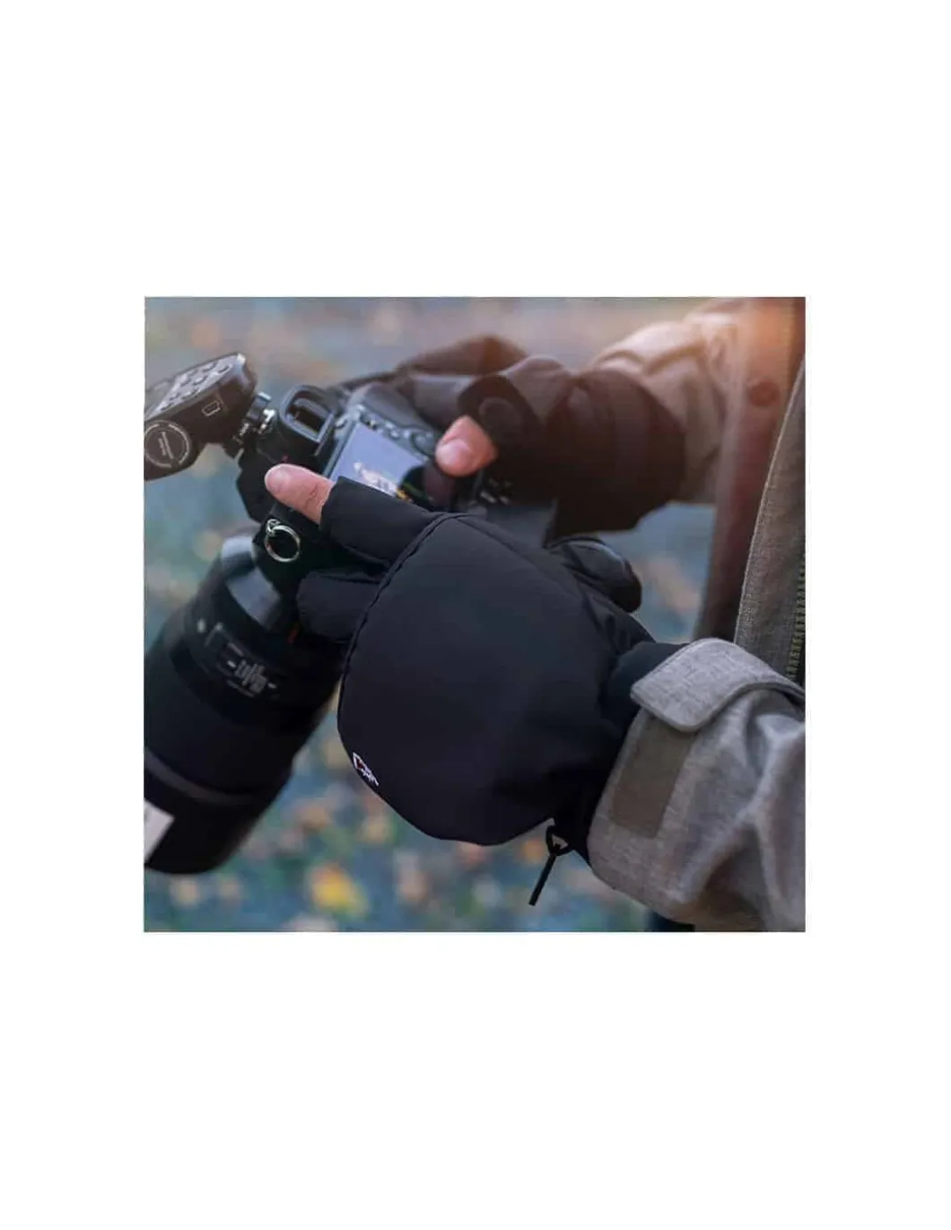 Moufles Unisexe Chauffantes Convertibles En Mitaines