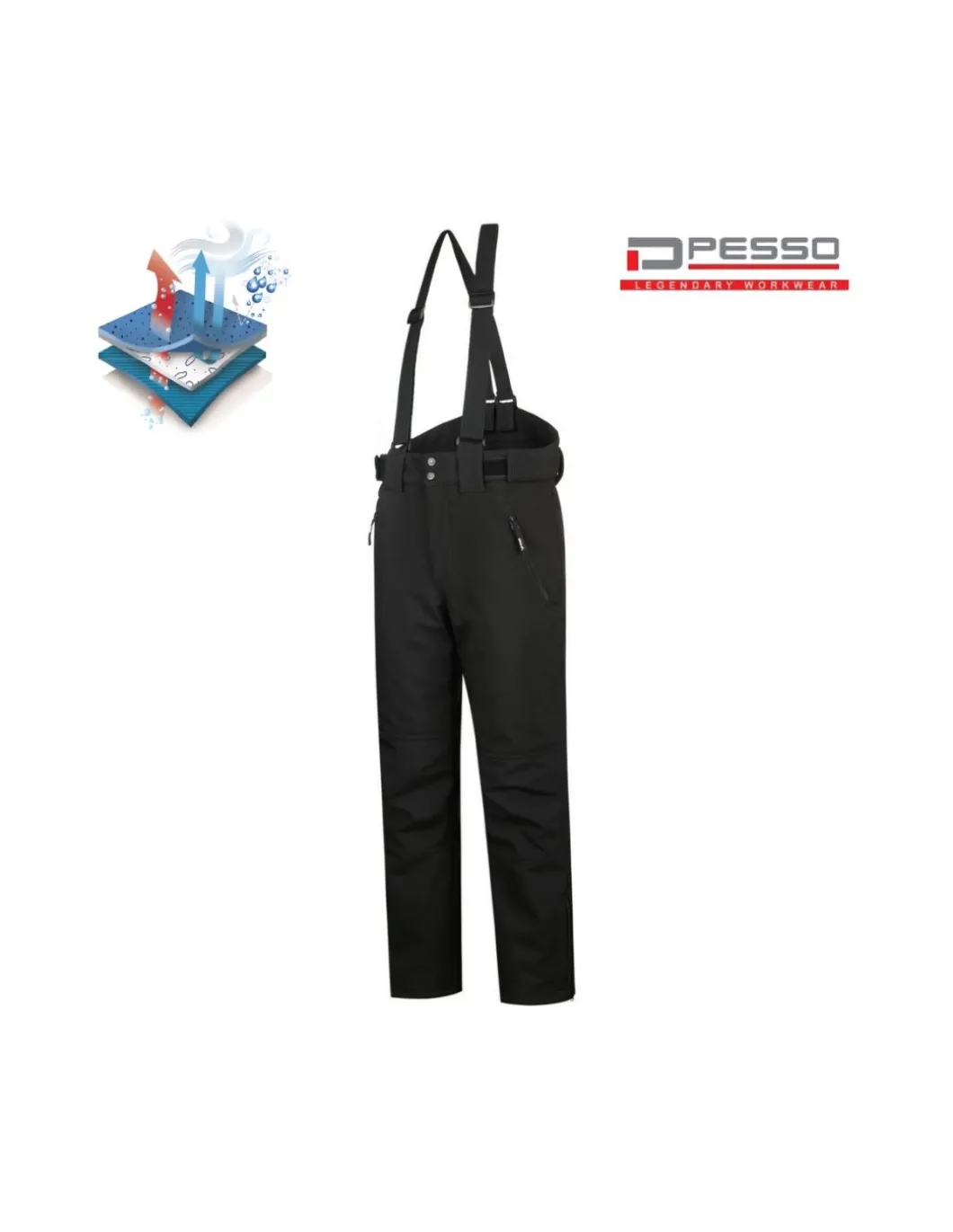 Pantalon Softshell Pesso Nordic Barnabi Homme