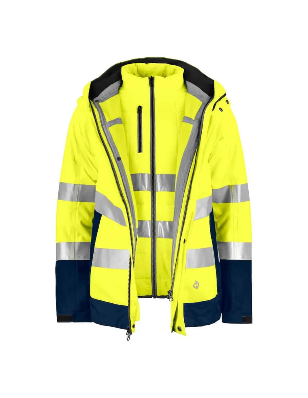 Parka De Protection Homme Contre Le Froid Haute Visibilité 3 En 1 Projob