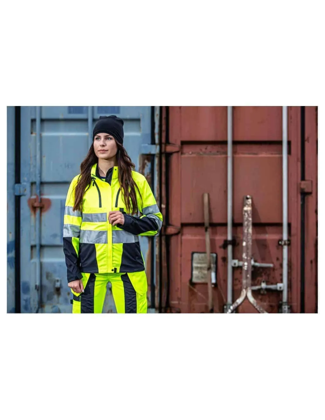 Parka Suédoise Femme De Protection Multi Intempéries Haute Visibilité Projob