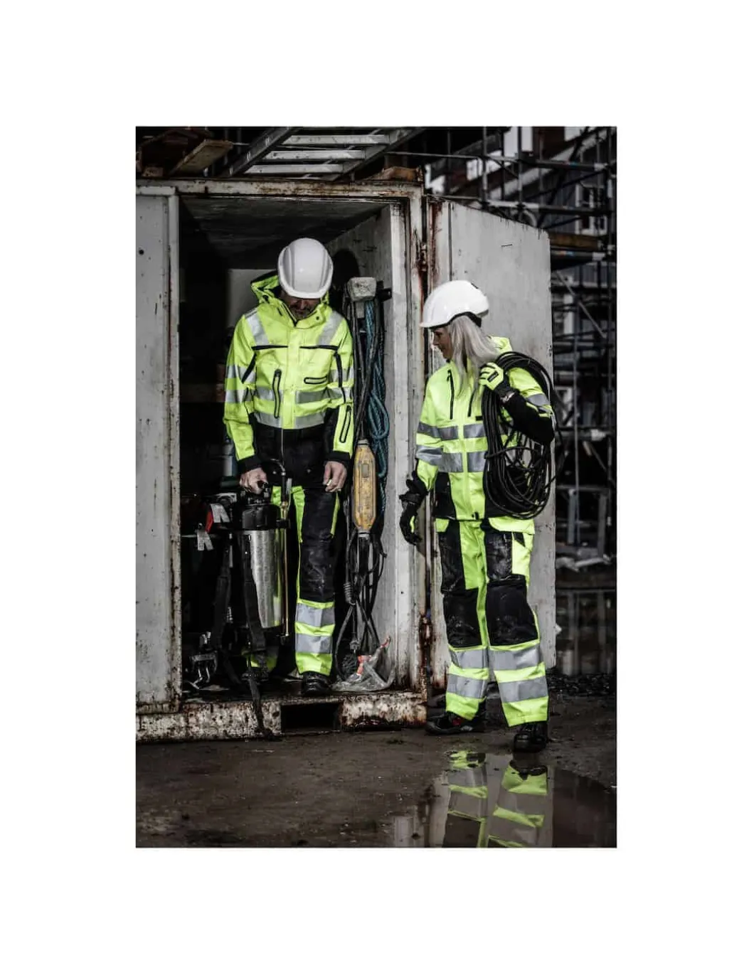 Parka Suédoise Femme De Protection Multi Intempéries Haute Visibilité Projob