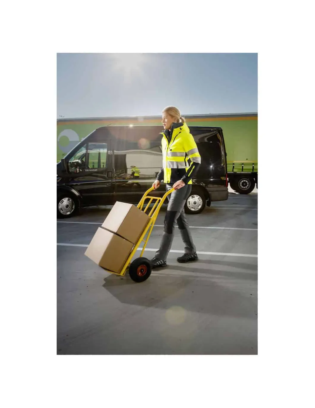 Parka Suédoise Femme De Protection Multi Intempéries Haute Visibilité Projob