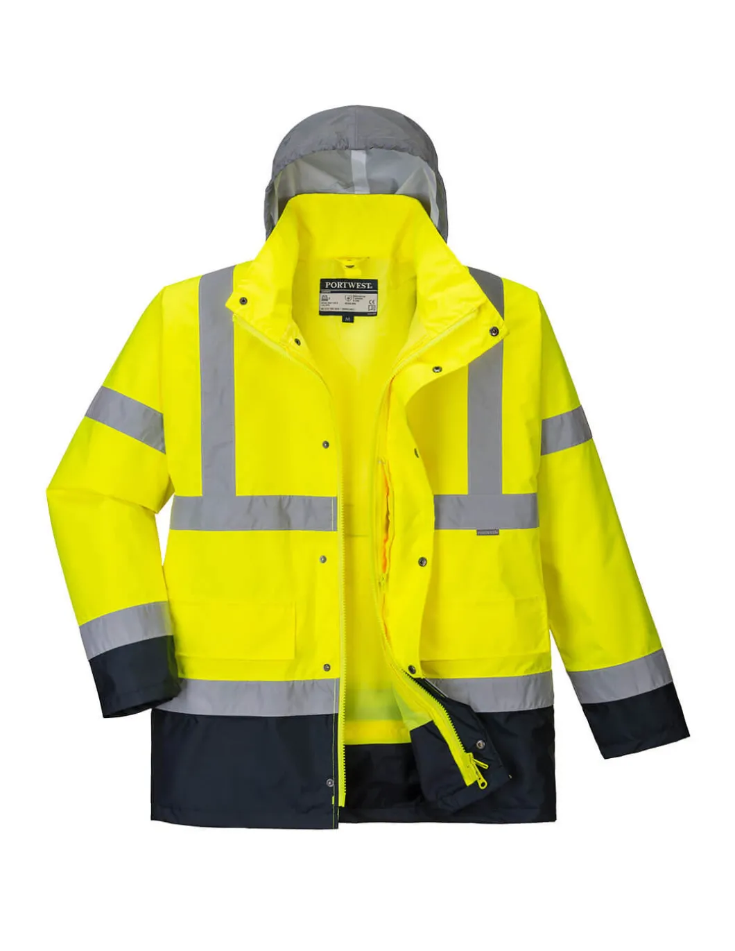 Parka Trafic 4 En 1 Hautement Imperméable EN204771 Classe 3 S471 Portwest