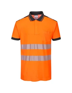 Polo Coton Avec Poche Et Bandes Segmentées EN20471 Classe 2 T180 Portwest