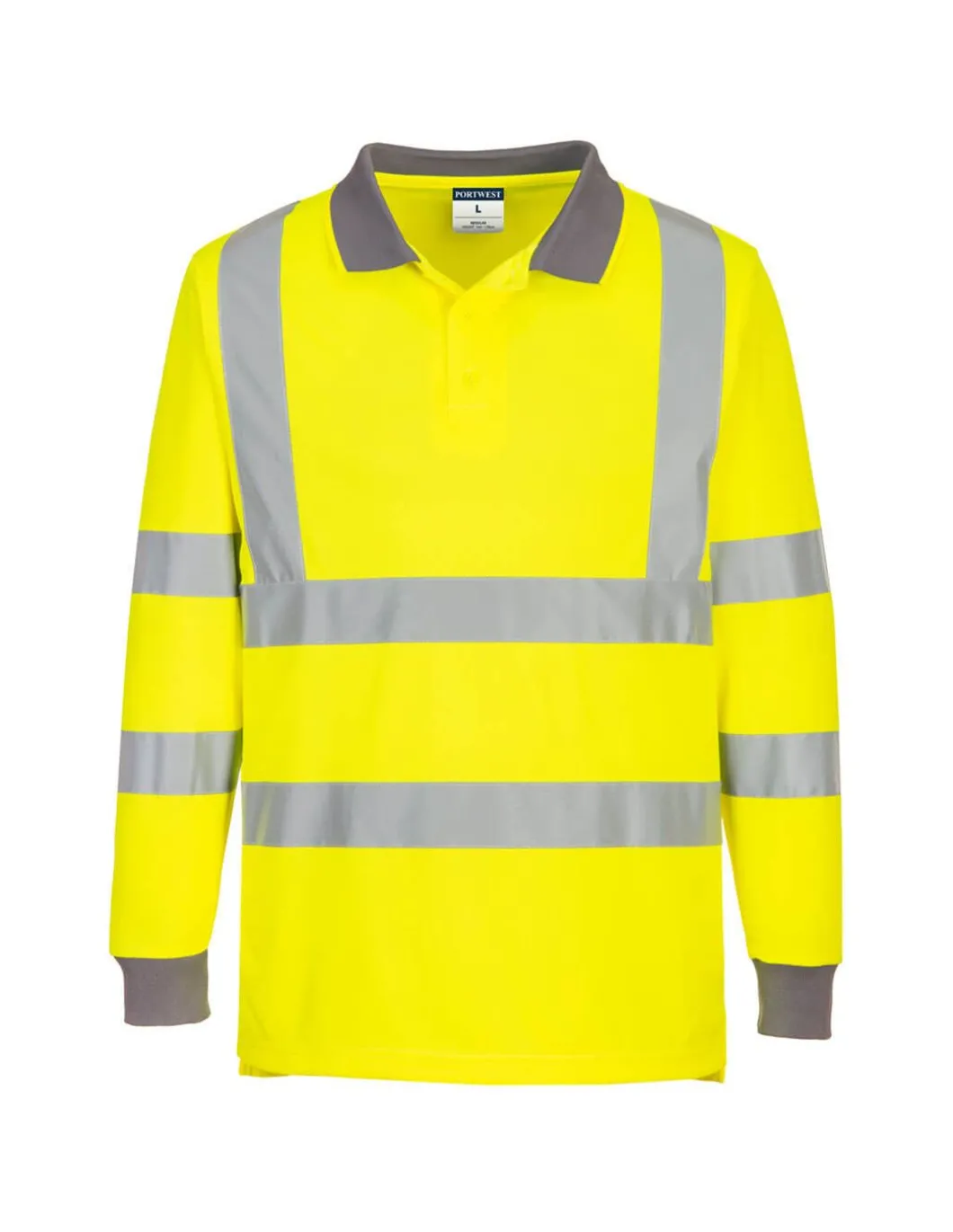 Polo De Travail Manches Longues HV EN20471 EC11 Portwest Lot De 6