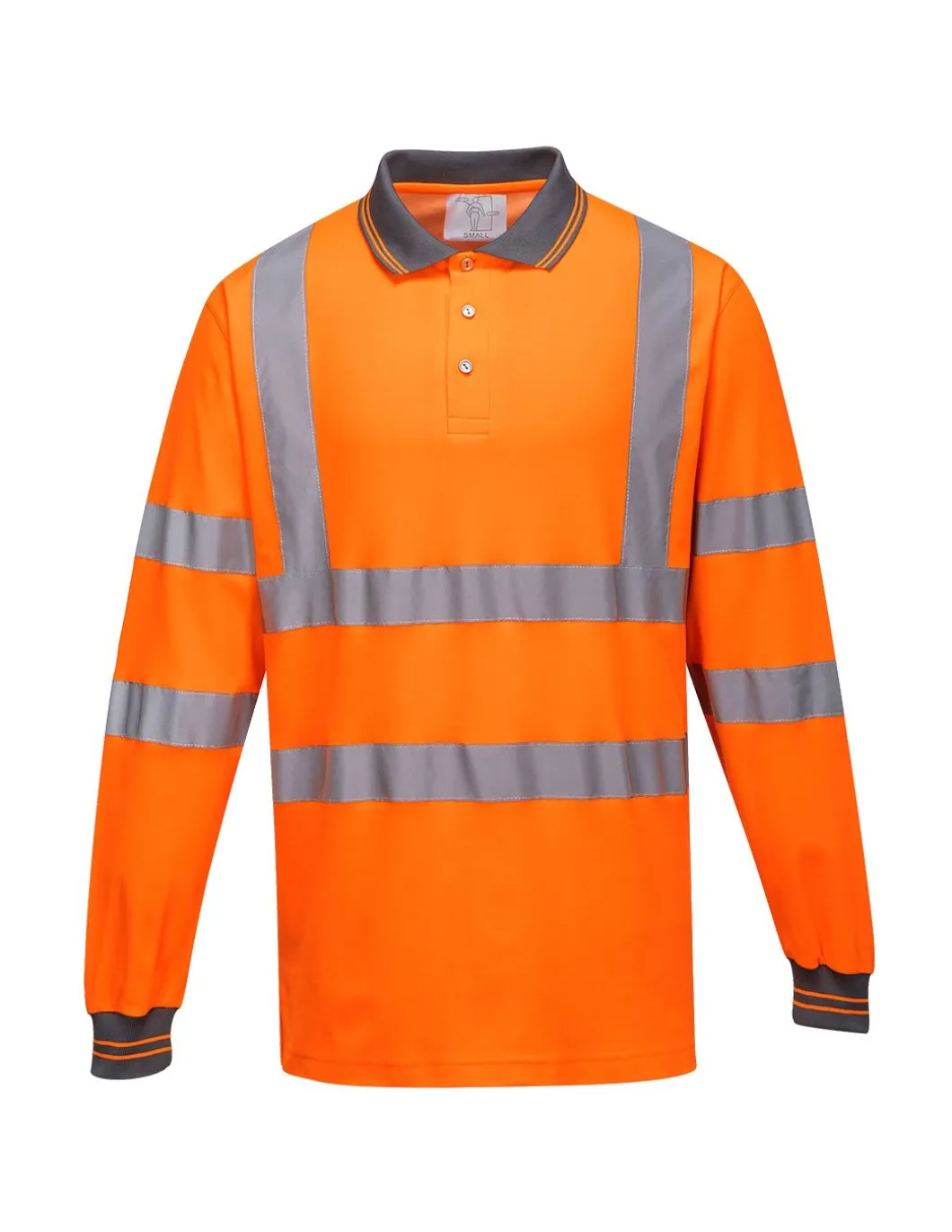 Polo Haute Visibilité Coton EN20471 Classe 3 Manches Longues S271 Portwest