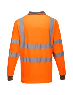 Polo Haute Visibilité Coton EN20471 Classe 3 Manches Longues S271 Portwest