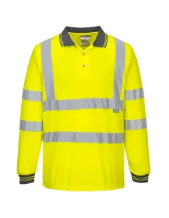 Polo Haute Visibilité EN20471 Classe 3 Manches Longues S277 Portwest