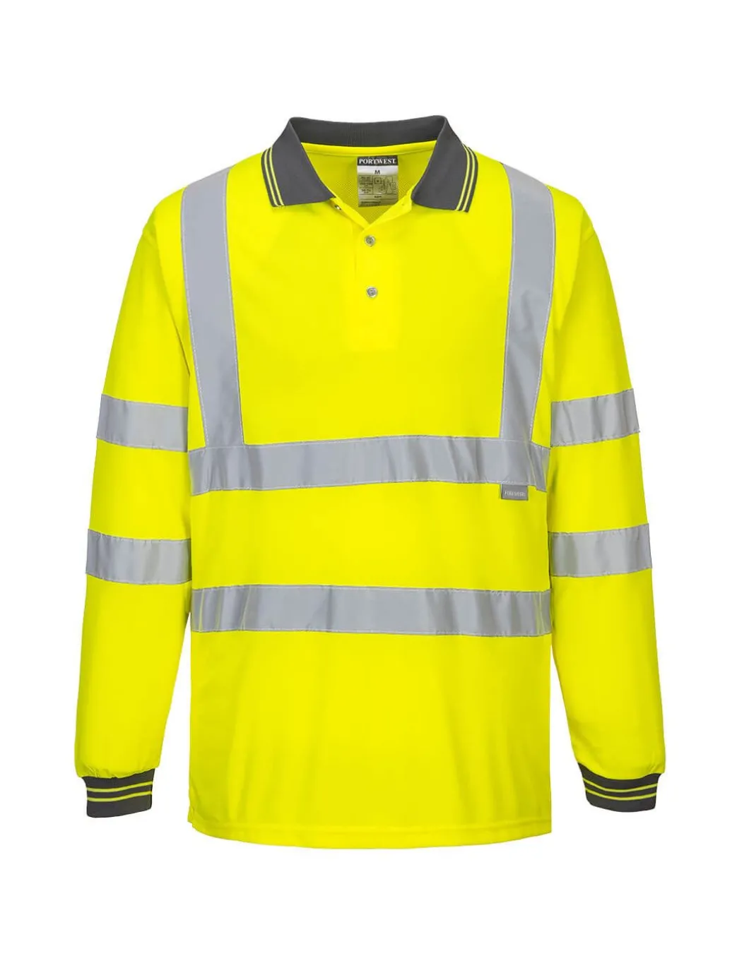 Polo Haute Visibilité EN20471 Classe 3 Manches Longues S277 Portwest