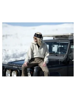 Pull Laine Vierge 1/4 Zip Gris Chiné 386410BEI