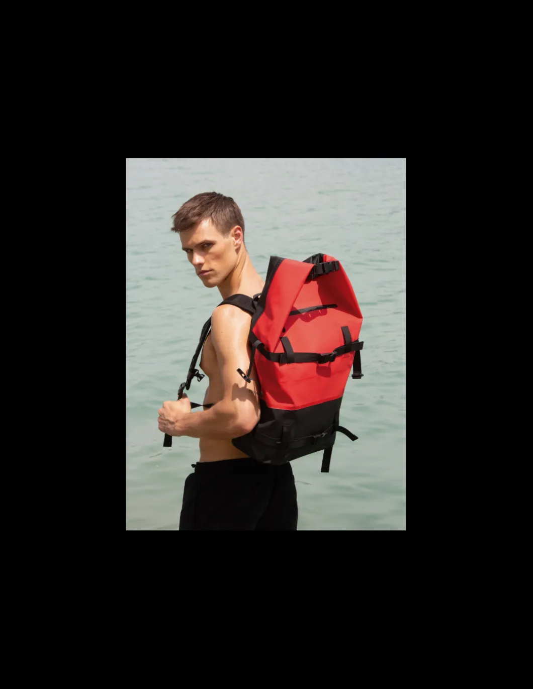 Sac à Dos Imperméable Avec Sangles De Compression 50L