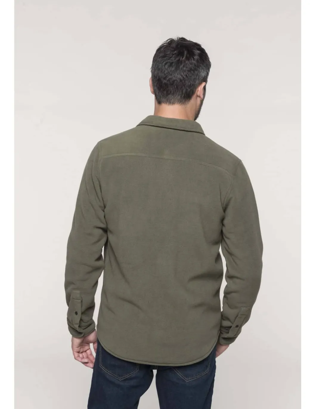 Sur Chemise Doublée Fourrure Polaire Haute Densité Homme