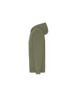 Sweatshirt à Capuche Hommme Zippé Doublé Sherpa