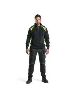 Sweatshirt 1/4 Zip Nouvelle Collection Haute Visibilité 3432 Blaklader