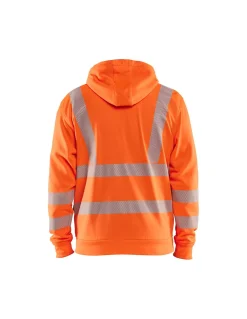 Sweatshirt Blaklader Zippé à Capuche 3565 Bandes Segmentées Conforme EN20471 Classe 3