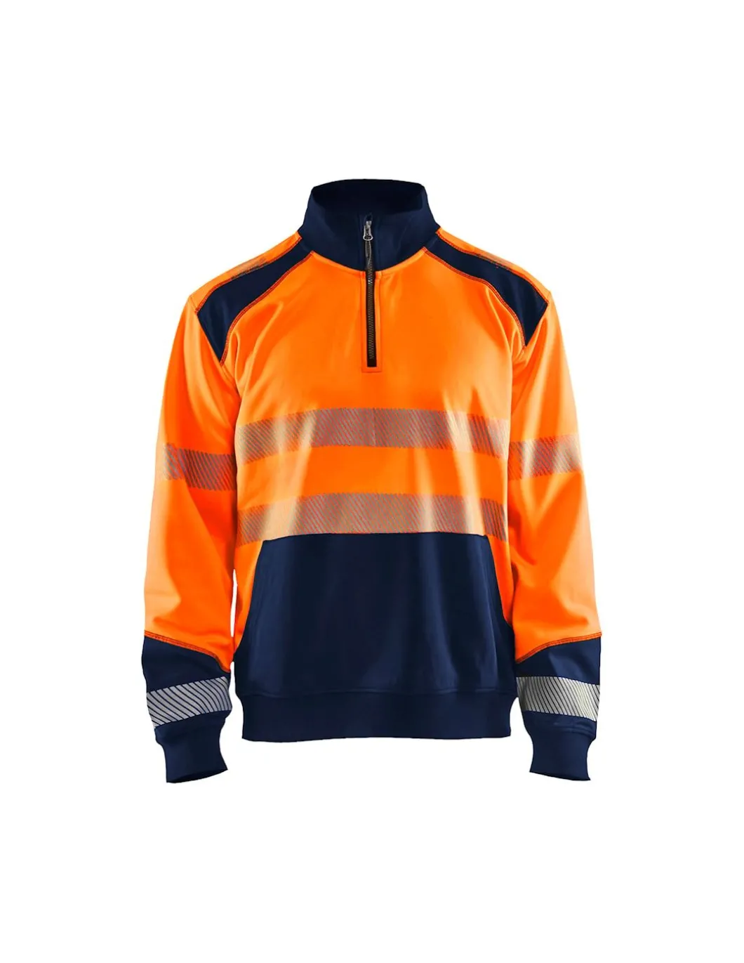 Sweatshirt Col Camioneur à Poche Kangourou Nouvelle Collection Haute Visibilité 3556 Blaklader